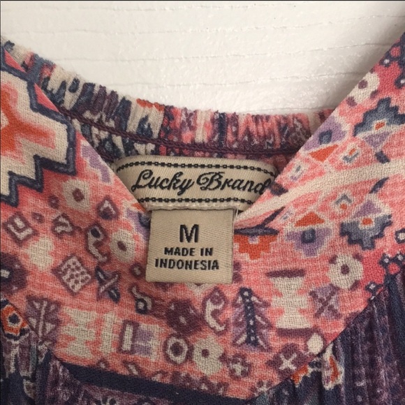 Paisley lucky brand midi dress - Picture 2 of 4